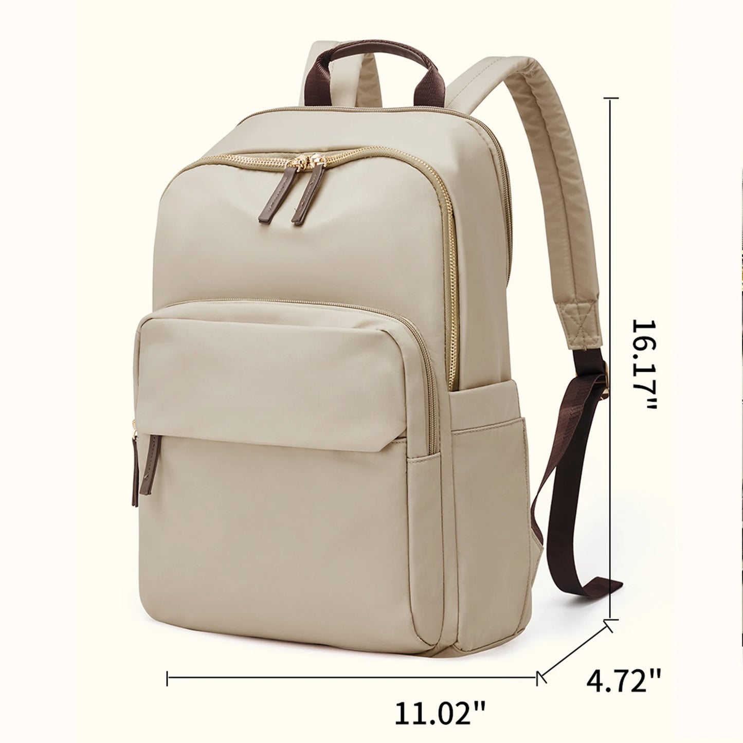 New Simple Large Capacity Backpack Women Travel Business Teacher Backpack Laptop Shoulder Bag Girl School Student Backpack Purse