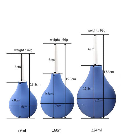 Enema Bulb Syringe Medical Rubber Enema Irrigator Female Vagina Anal Douche Cleaner for Feminine Hygiene Enema Anal Cleaning