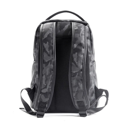 Fashion PU Leather Backpack Men Large Shoulder Bag Travel Backpack Camouflage Laptop Student School Bags Bagpack Mochila Hombre