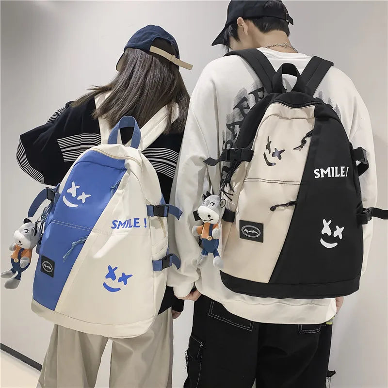 Fashion Big Backpack Winter Lovers Travel Bagpack Women Laptop Mochila For Teenager Bookbag New College School Bag Men Rucksack