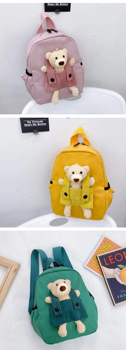 Cartoon Plush Children Backpacks Kindergarten Schoolbag Cute Animal Kids Gifts Children School Bags Baby Girls Boys Backpacks