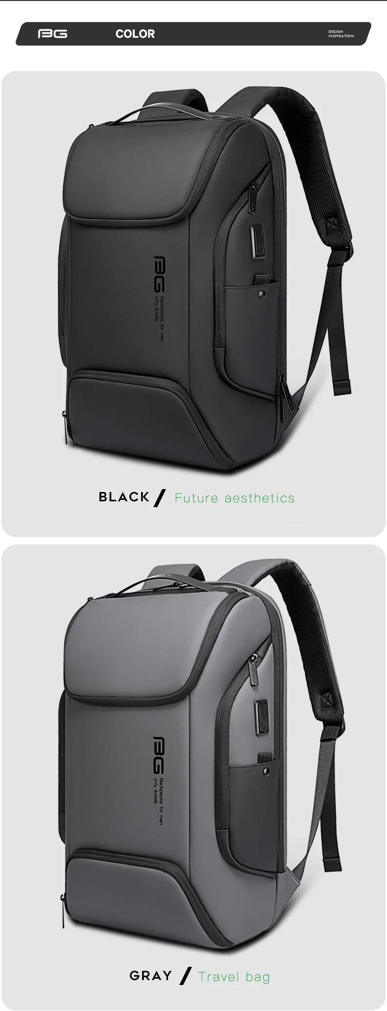 BANGE New Arrival Laptop Backpacks Multifunctional with WaterProof Big Capacity Daily Work Business Backpack Back Pack Mochila