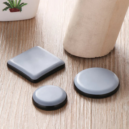 4Pcs Anti-abrasion Furniture Leg Slider Pads Self-Adhesive Floor Protector Easy Move Heavy Table Sofa Slider Mat Chair Fittings