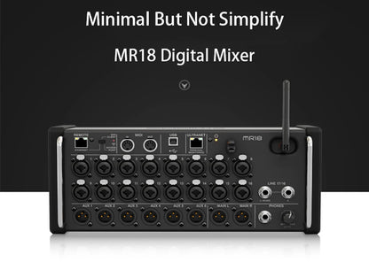 Air1:1 XR16/MR18 Professional Digital Mixing Studio Recording Console Dj Studio Wifi Digital Mixer Audio Multi-track Sound Table