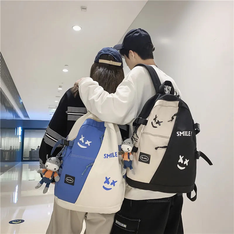 Fashion Big Backpack Winter Lovers Travel Bagpack Women Laptop Mochila For Teenager Bookbag New College School Bag Men Rucksack