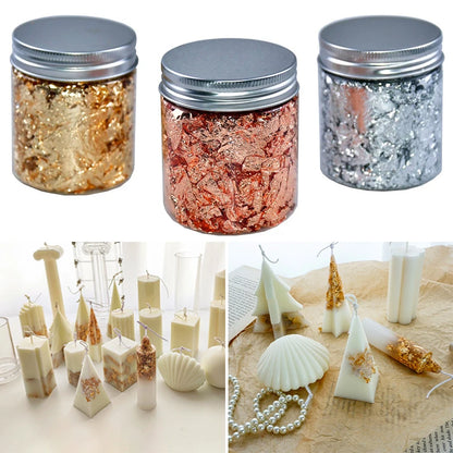 Gold Foil of The Candle 2g Wax Foil Handmade Candles Scented Candles DIY Materials Mousse Foil Decoration candle making supplies