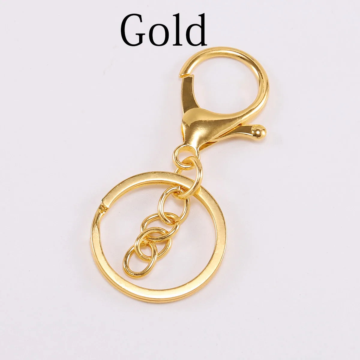 5pcs/lot Key Ring 30mm Keychain Long 70mm Lobster Clasp Key Hook Keyrings For Jewelry Making Finding DIY Key Chains Accessories