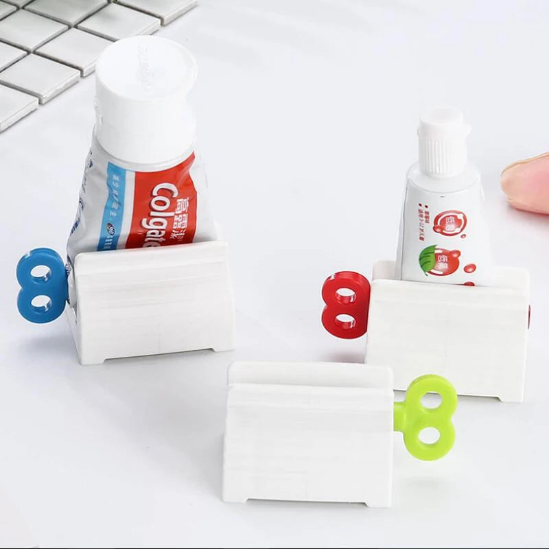 Toothpaste Squeezer Device Multifunctional Dispenser Facial Cleanser  Clips Manual Lazy Tube Tools Press Bathroom Accessories