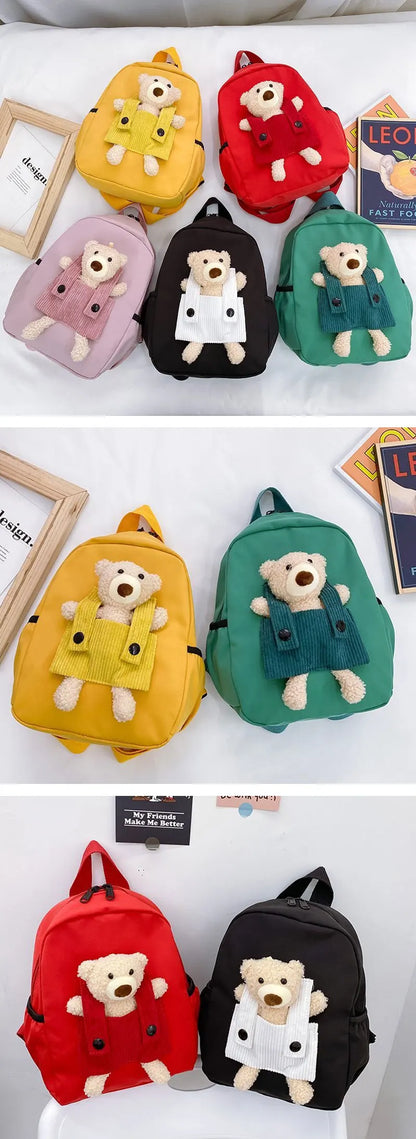 Cartoon Plush Children Backpacks Kindergarten Schoolbag Cute Animal Kids Gifts Children School Bags Baby Girls Boys Backpacks