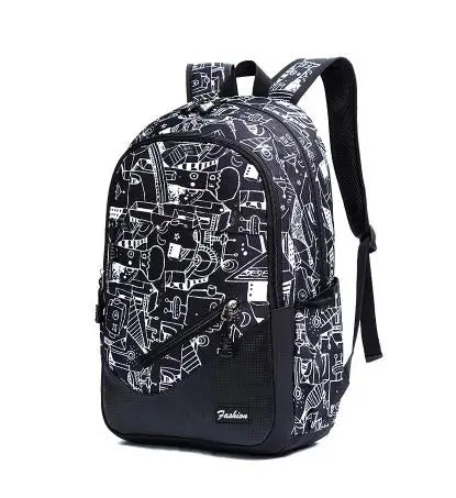 Camouflage printing school backpack Large-capacity orthopedic schoolbag for boys girls Laptop backpacks teen Nylon school bags