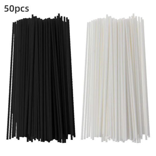 50Pcs Fiber Sticks Diffuser Aromatherapy Volatile Rod for Home Fragrance Diffuser DIY Home Decoration