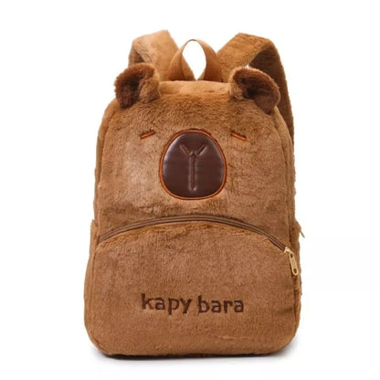 Shoulder Bag Capybara Plush Backpack Animals Students School Bag Couple