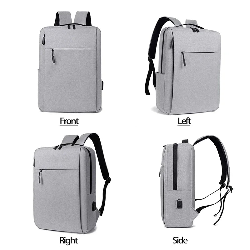 Business Backpack for Men Women Multifunctional Waterproof Laptop Bags with USB Charging Nylon Casual Rucksack School Bag