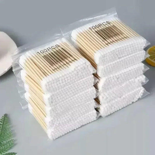 100/300/500 Pcs Bamboo Baby Cotton Swab Cleaning of Ears Tampons Cotonete Health Beauty Cotton Swab Ear Cleaning Sticks