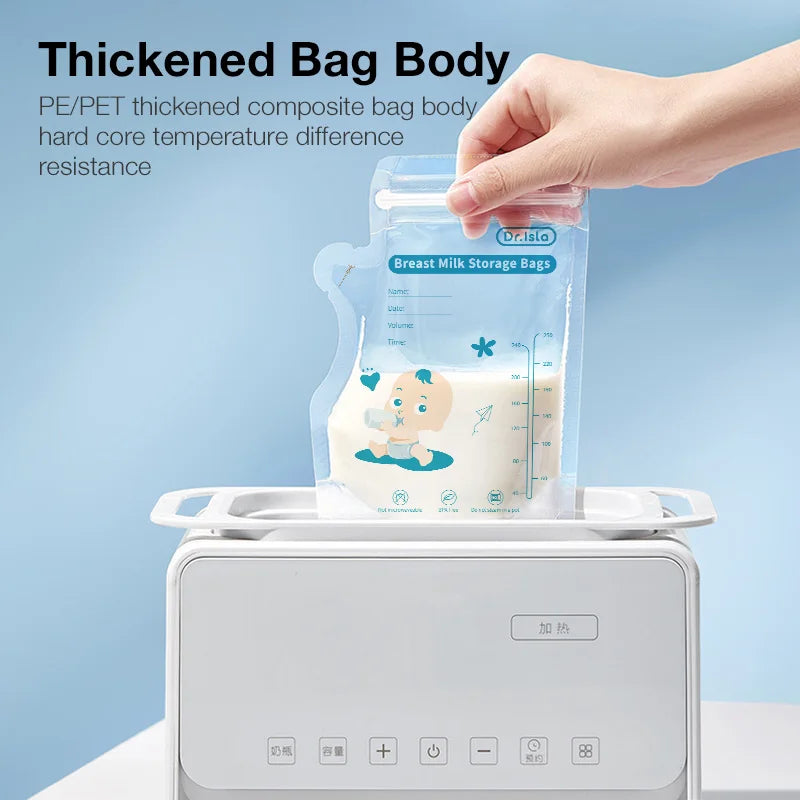 30Pcs 150/250ML Breast Milk Storage Bag Disposable Small Capacity Frozen Milk Storage Bag BPA Free