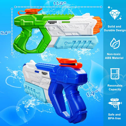 600cc High Capacity Water Gun for Kids Adults Long Range Watergun Summer Water Blaster Toy Super Soaker for Swimming Pool Beach