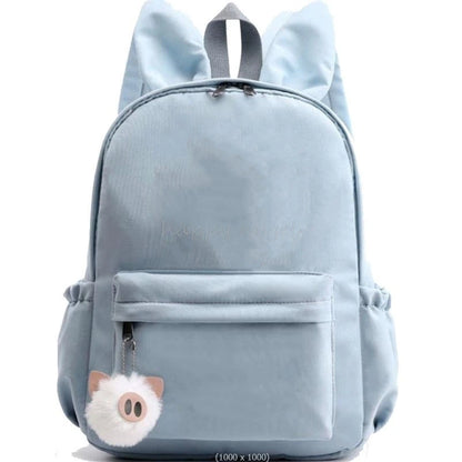 Hot Disney Lilo Stitch Backpack for Girls Boys Student Teenager Rucksack Women Casual School Bags Travel Rabbit Ears Mochila