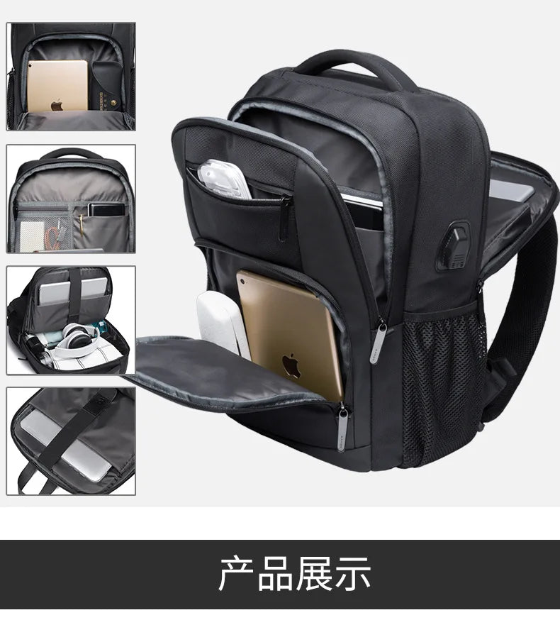 Bange Men's Designer Laptop Bag School Bags for Boys Male Motorcycle Tactical Business Sports Travel Backpack Men