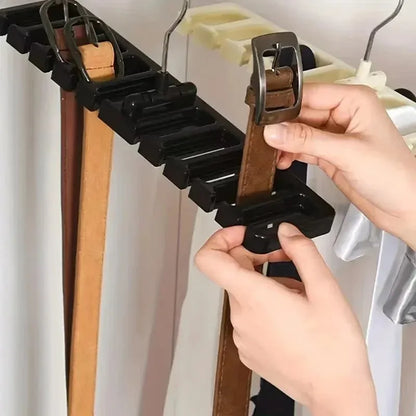 Tie Belt Hanger Wardrobe Belt Rotating Organizer Rack Multifuctional Scarf Hanger Home Closet Storage Holder Accessories 1PCS