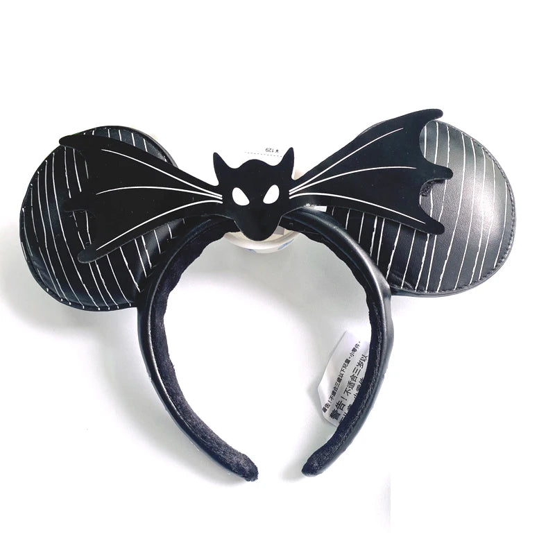 Black Bat Micey Mouse Ears Headband Masquerade Princess Decoration Cosplay Costume Holiday Birthday Party Gift Girls/Adults