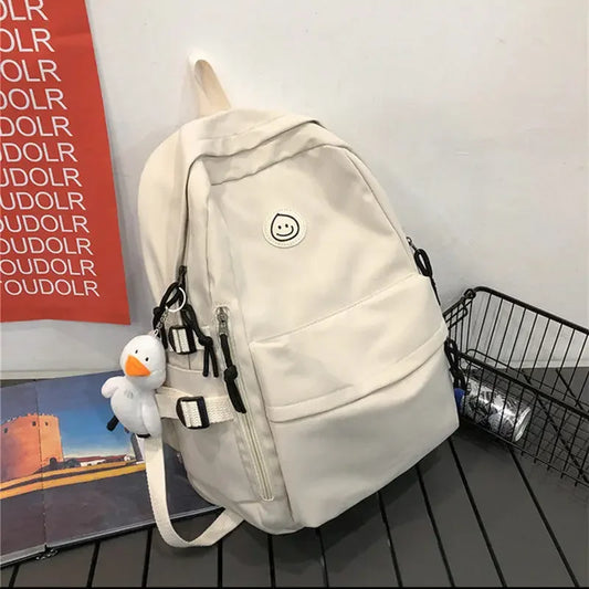 2024 New Multi-Pocket Female Backpack Book School Bag for Teenage Girls Boys Student Women's Travel Rucksack Small Or Big Size