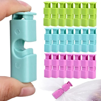 12/1Pcs Food Sealing Clips Reusable Bread Storage Bag Clip for Snack Wrap Bags Spring Clamp Kitchen Gadgets Sealing Clamps