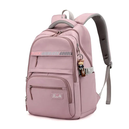 Girl School Bag Women Backpack Back Pack For Teenager Children Female Pink Schoolbag Primary High Bagpack Class Teens Child Kids