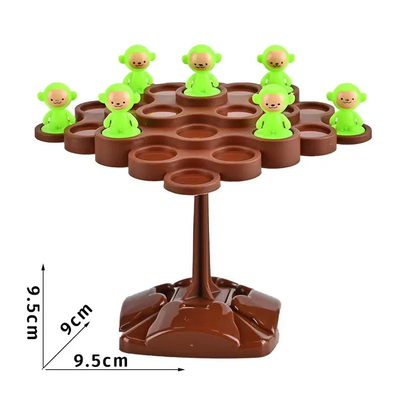 Mini Monkey Balance Tree Family Games Desktop Toys for Kids Birthday Party Favors Baby Shower Gifts Pinata Fillers