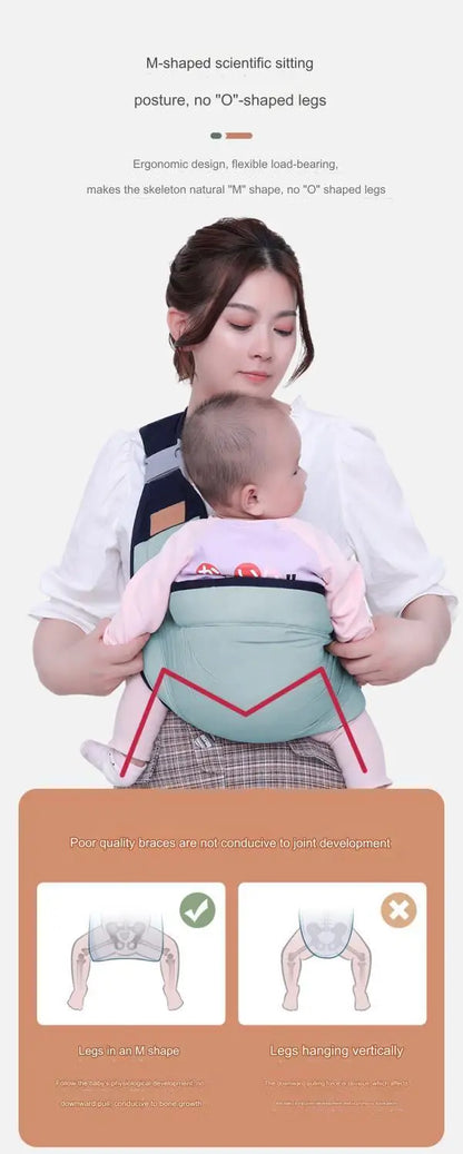 Child Carrier Wrap Multifunctional Baby Carrier Ring Sling for Baby Toddler Carrier Accessories Easy Carrying Artifact Ergonomic