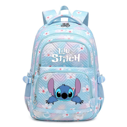 Disney Lilo Stitch Waterproof Women Backpack Female Travel Bag Backpacks Schoolbag for Teenage Girls Bookbag Mochila