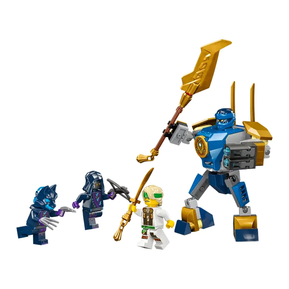 LEGO NINJAGO Jay's Mech Battle Pack, Action Toy For Boys And Girls With Action Figure And Minifigure,71805