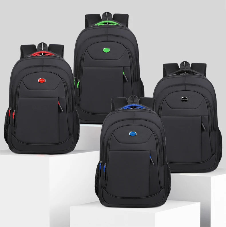 Men's Backpack Oxford Waterproof Backpack Business Computer Bag Leisure Travel Backpack High School Student Backpack