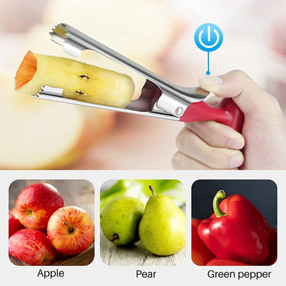 Stainless Steel Apple Corer Fruit Seed Core Remover Pear Apple Corer Seeder Slicer Knife Durable Kitchen Gadgets Vegetable Tools