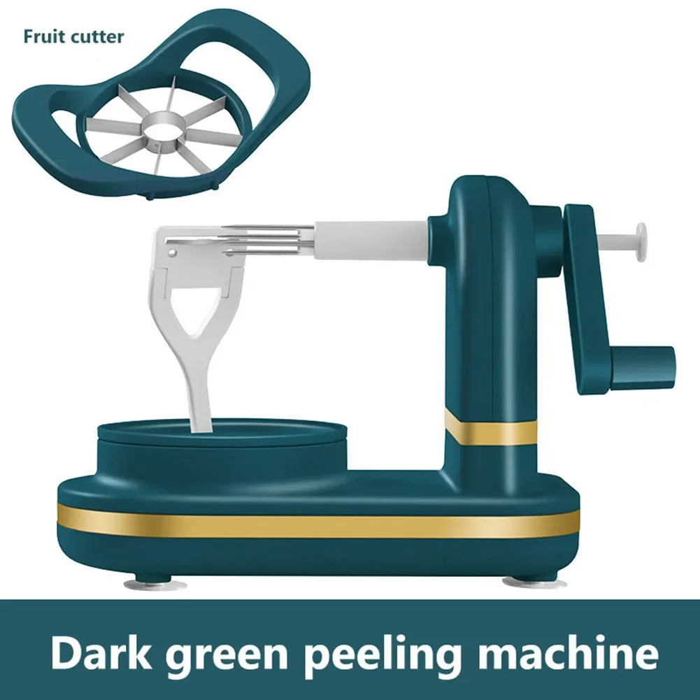 Manual Apple Peeler Multifunctional with Stainless Steel Blades Hand Crank Fruit Peeler Food Peeling Machine for Kitchen Gadgets