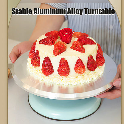 Cake Turntable Cake Decorating Table Household Baking Tools DIY Decorating Turntable 10 Inch/12 Inch Aluminum Alloy