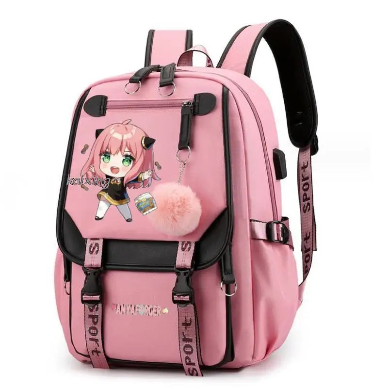 Hot Anime Spy X Family Backpack Teenage Girls Laptop Rucksack Student Shoulder School Bag Schoolbag Academy Bagpack Mochilas