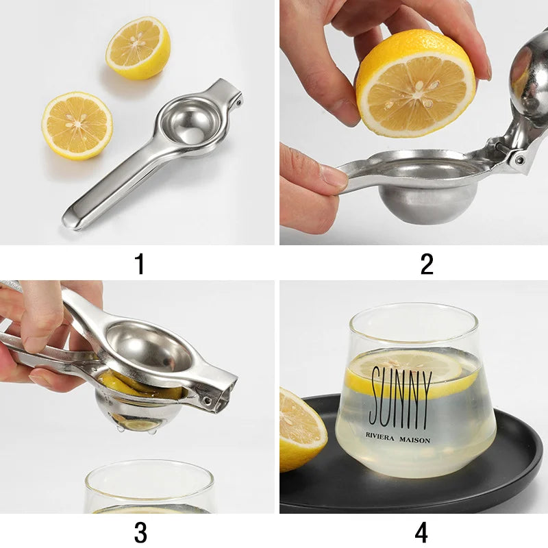 Lemon Squeezer Stainless Steel Manual Juicer Processor Kitchen Accessories Juice Fruit Pressing Citrus Orange Juicer Lemon Press