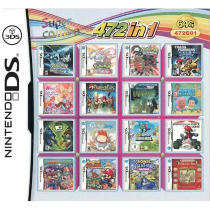 3DS NDS Game Card Combined Card 510 In 1 NDS Combined Card NDS Cassette 482 IN1 208 500