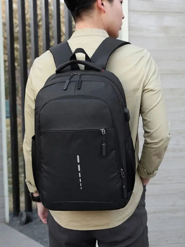 Simple and stylish backpack, large capacity multifunctional backpack for commuting, business travel, student computer bag-ll