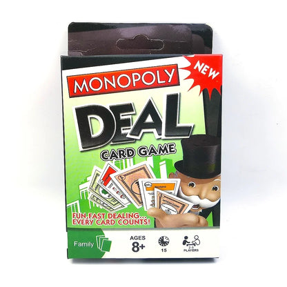 Hasbro Gaming Monopoly Deal Card Game Family Gathering Friends Party Board Game Battle Kids Puzzle Poker Christmas Birthday Gift