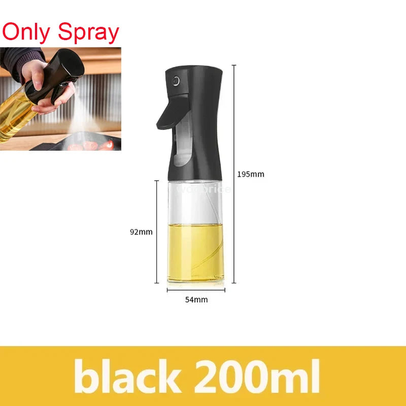 2 in 1 Spray for Olive Oil Spray Sprayer Dispenser Bottle Comfortable Handle Design for Barbecue Air Frying Pan Oven Camping