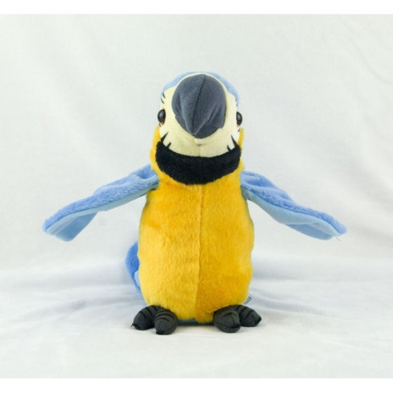 Talking Macaw Parrot Repeat What You Say Stuffed Animal Plush Toy Electronic Record Animated Bird Speaking Parrot Pet Plush Toys