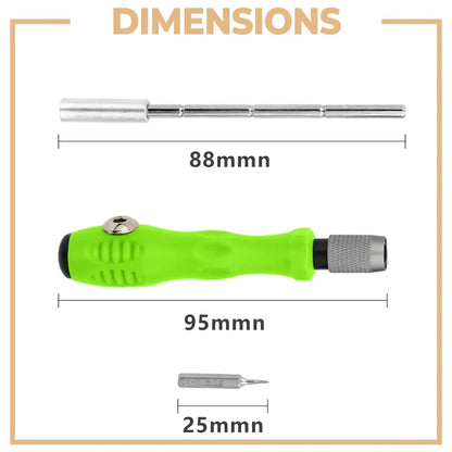 Mini 32-in-1 Precision Screwdriver Set Magnetic Phillips Bits Multifunctional Hand Repair Tool Kit for Phone Watch Glasses PC