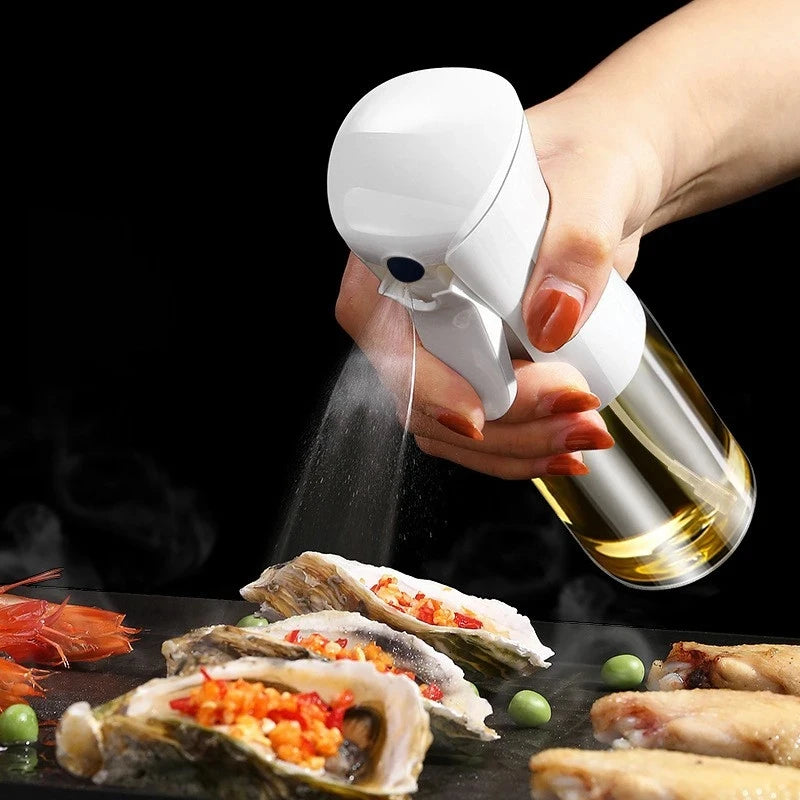 200ml/300ml Oil Spray Bottle Kitchen BBQ Cooking Olive Oil Dispenser Camping Baking Empty Vinegar Soy Sauce Sprayer Containers