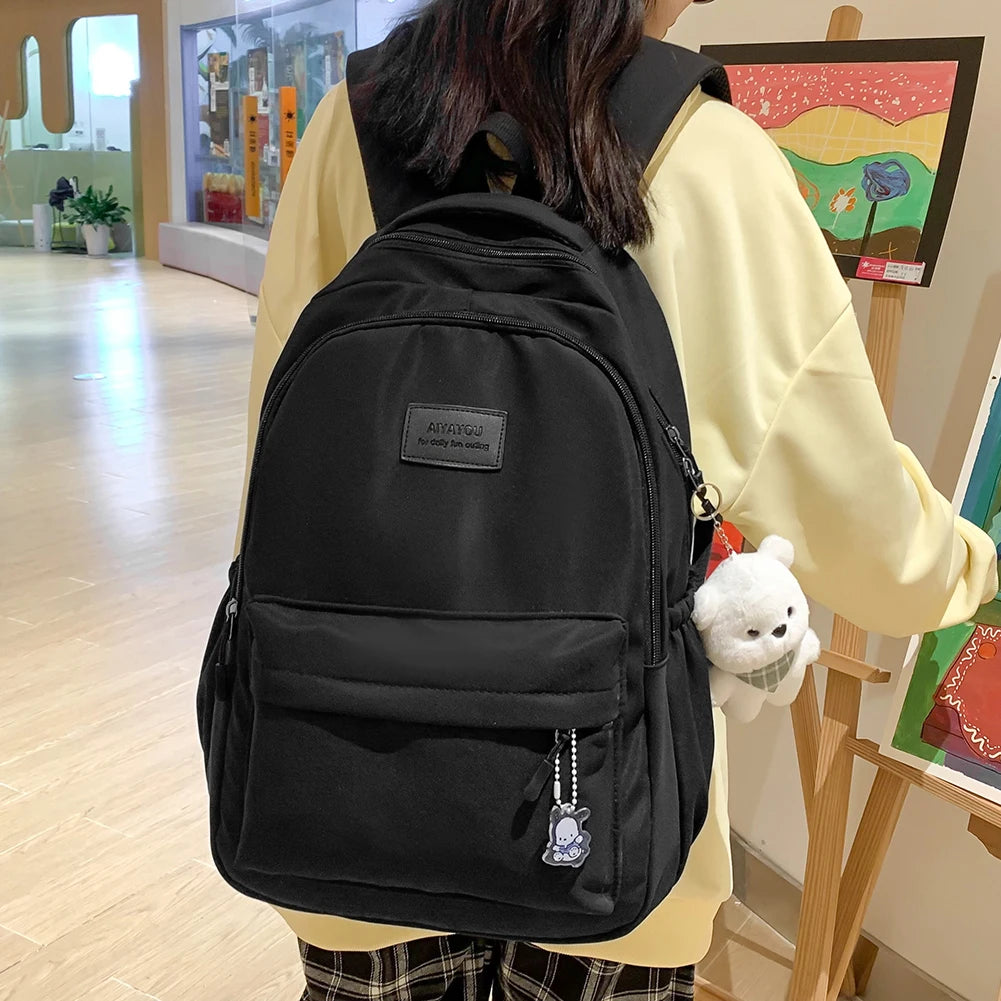 5 Pcs Set Kawaii Girls Backpack For Student School Bag Teenager Girls Schoolbag Book Bags Pencil Case Women Travel Backpack Tote