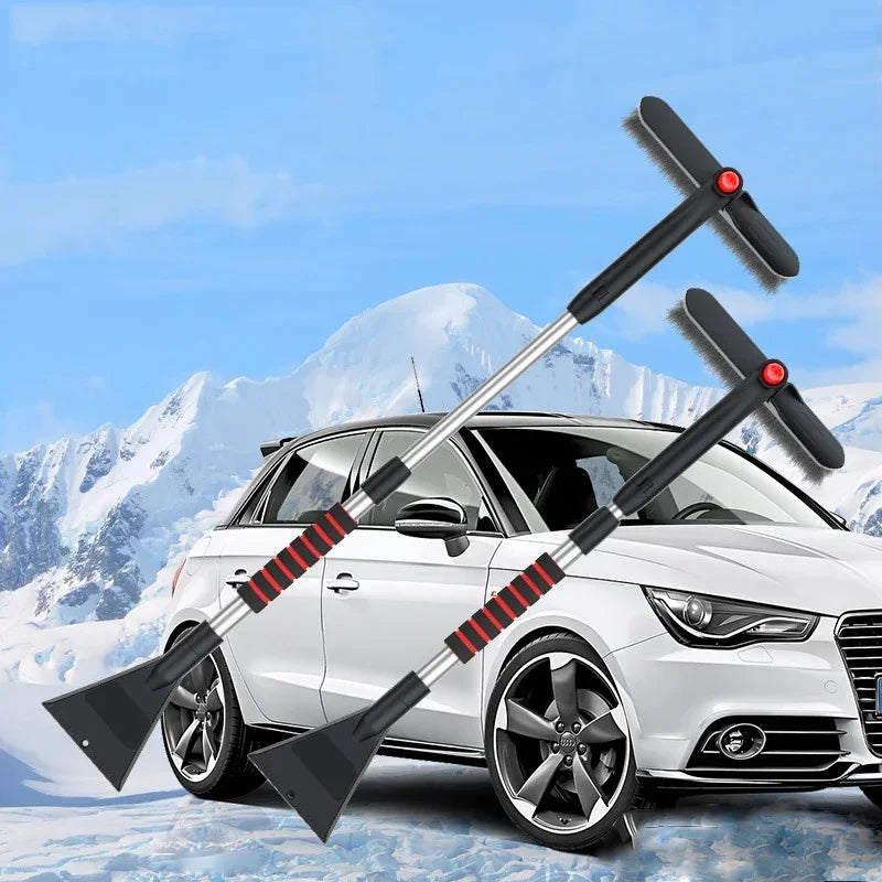 Car Snow Shovel Extendable Ice Scraper Snow Brush Detachable Windshield Snow Remove Broom Winter Auto Cleaner Tool Accessories