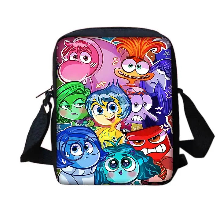 Cute Cartoon Inside Out 2 Child School Backpack With Shoulder Bag Pencil Bags School Bags for Boys Girls Best Gift