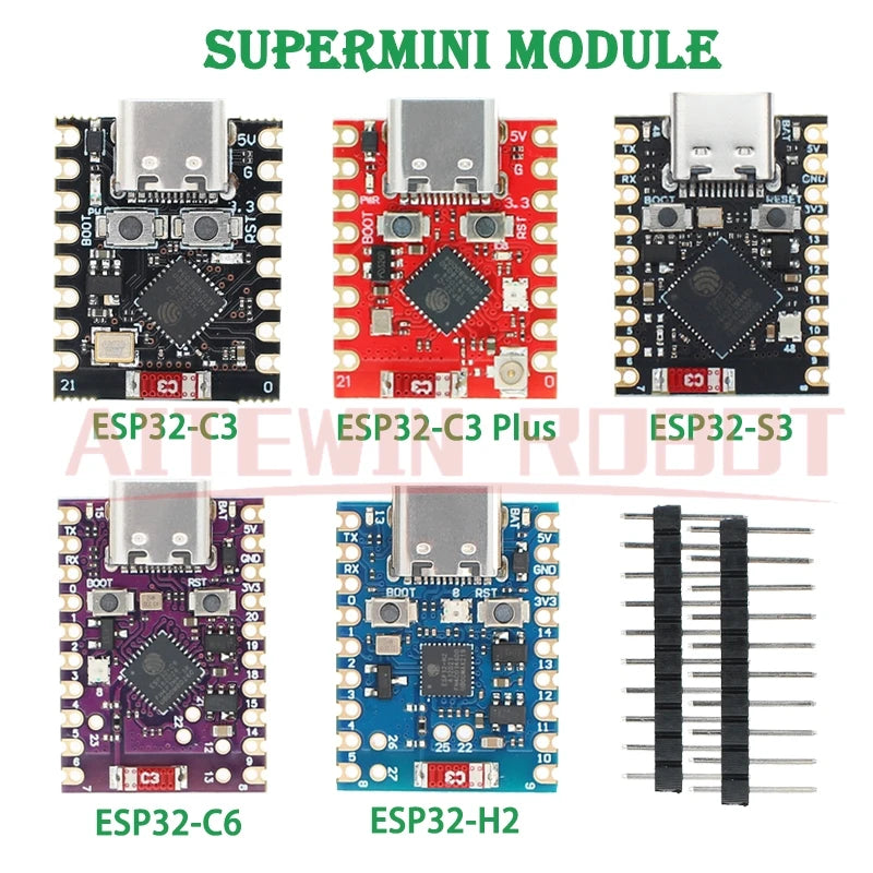 ESP32-C3 Development Board ESP32-S3 ESP32-C6 ESP32-H2 SuperMini Development Board ESP32 C3 Development Board WiFi Bluetooth