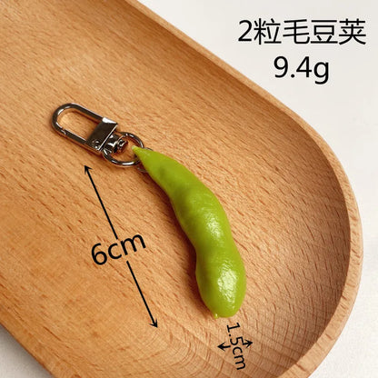 Funny Fried Chicken Leg Chicken Wing Keychain Creative Mini Simulation Food Pendant With Key Ring For Handbag Purse Accessories