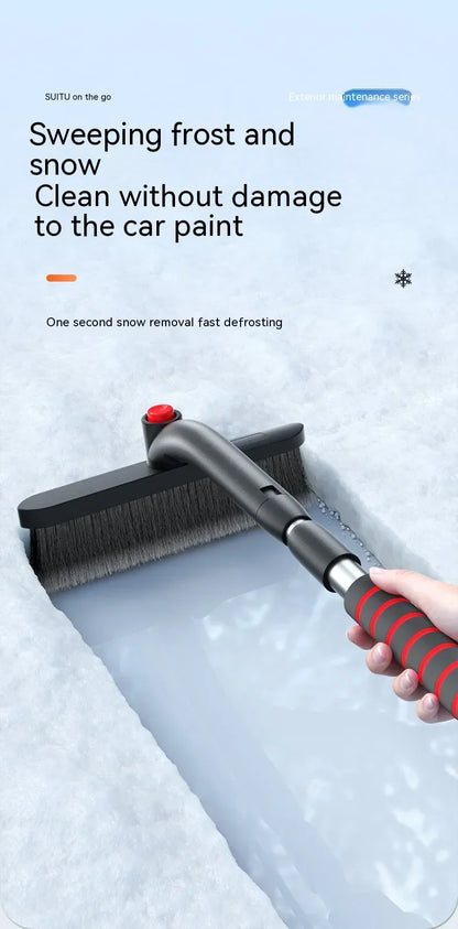 Car Snow Shovel Extendable Ice Scraper Snow Brush Detachable Windshield Snow Remove Broom Winter Auto Cleaner Tool Accessories